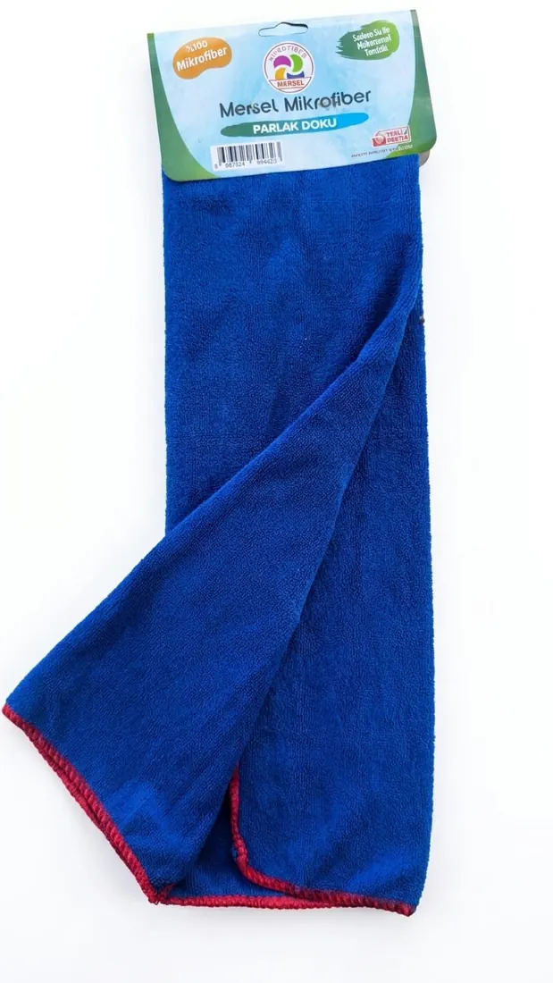 %100 Mikrofiber Parlak Doku Temizlik Bezi
