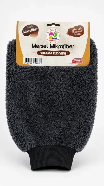 %100 Mikrofiber Araç Yıkama Eldiveni