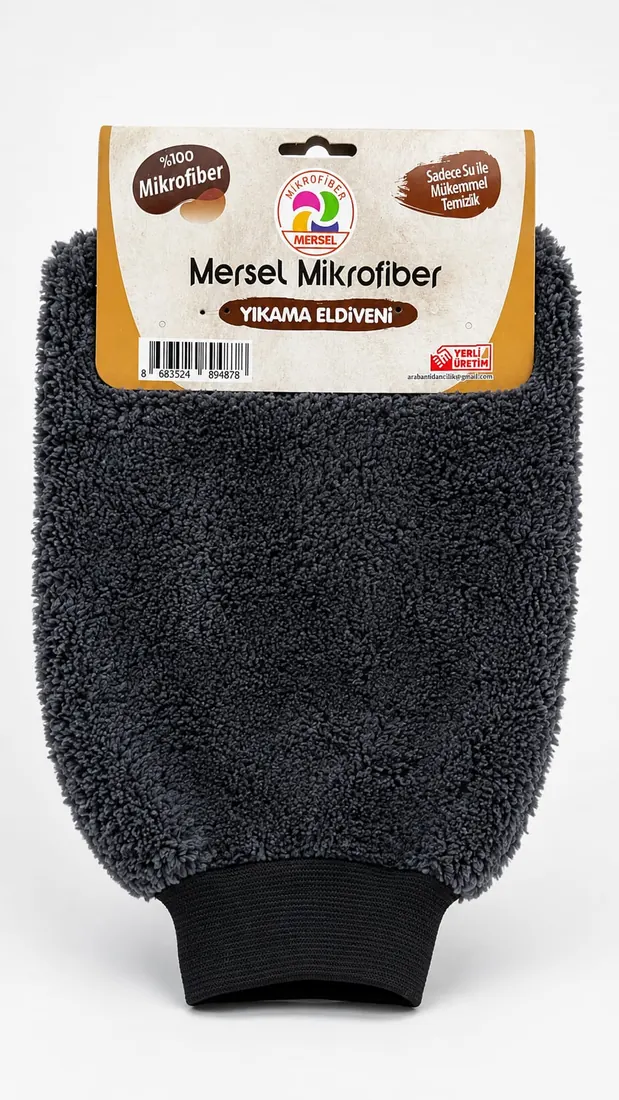 %100 Mikrofiber Araç Yıkama Eldiveni